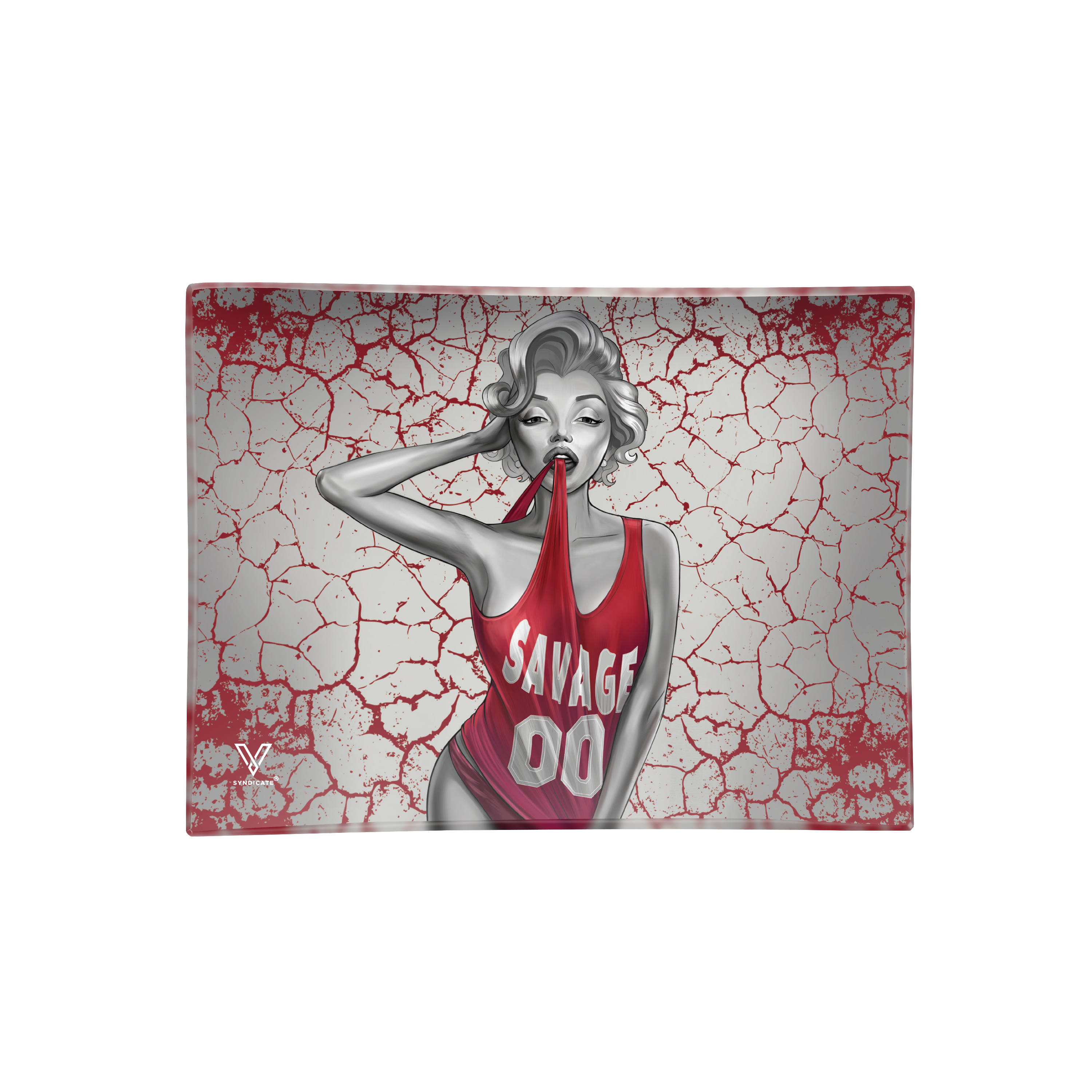V Syndicate Glass Rolling Tray | Dank Diva