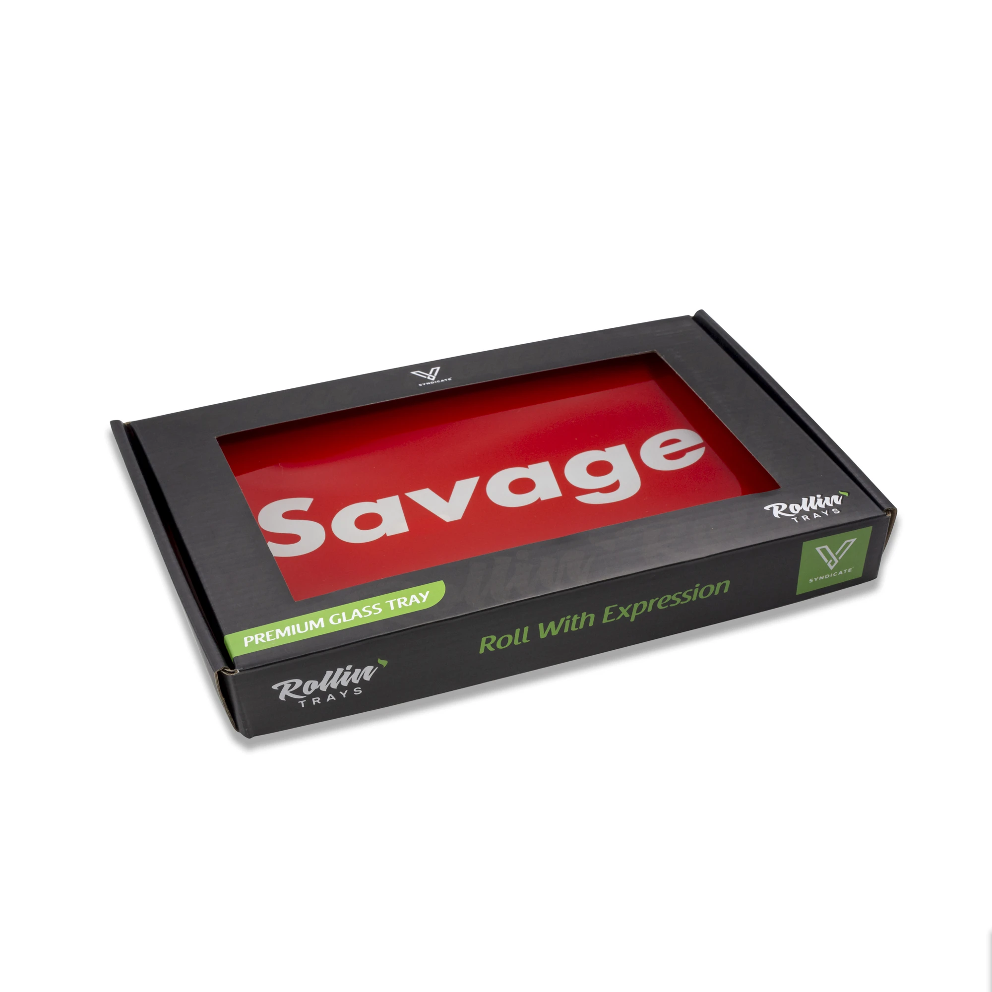 v syndicate glass rolling tray savage medium box
