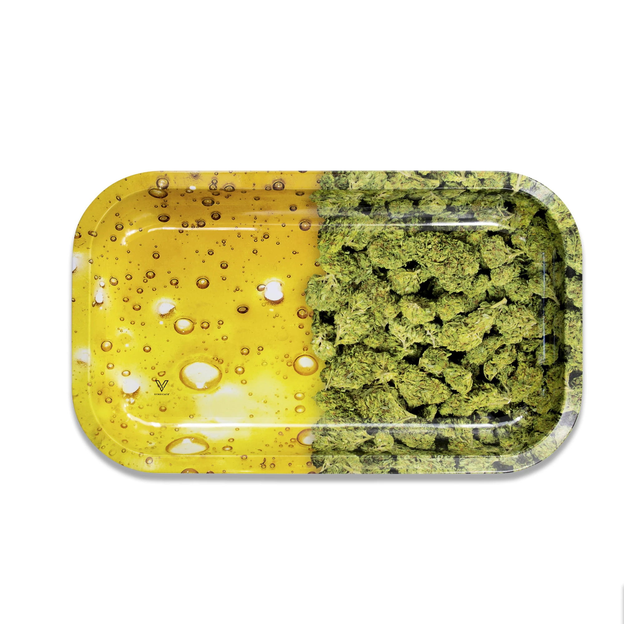 v syndicate hybrid rolling tray buds oil medium