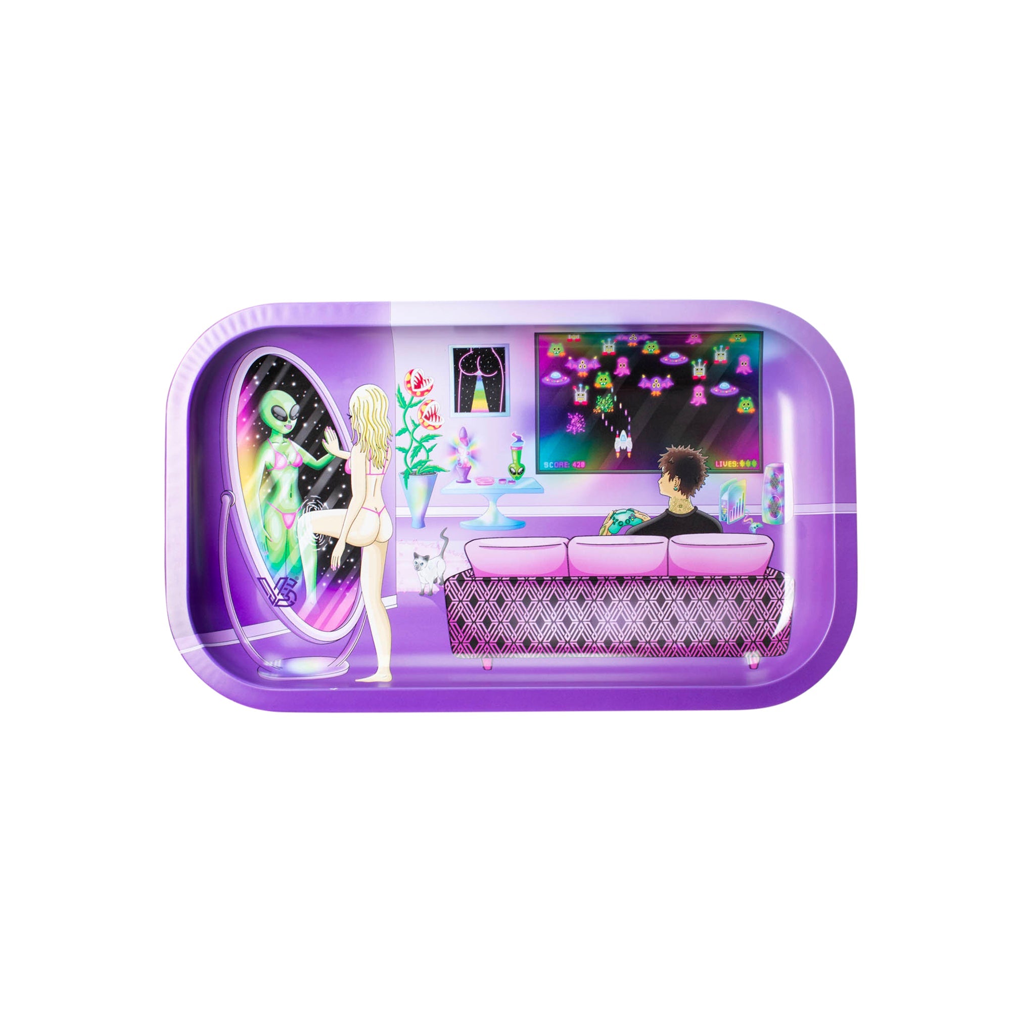 V Syndicate Metal Rolling Tray | Reflections