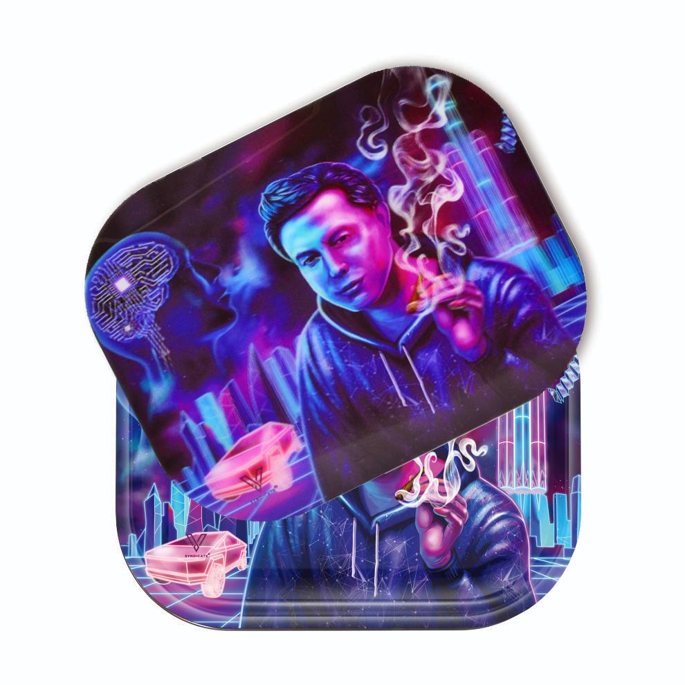 v syndicate space xhale elon musk 3d rolling tray bundle