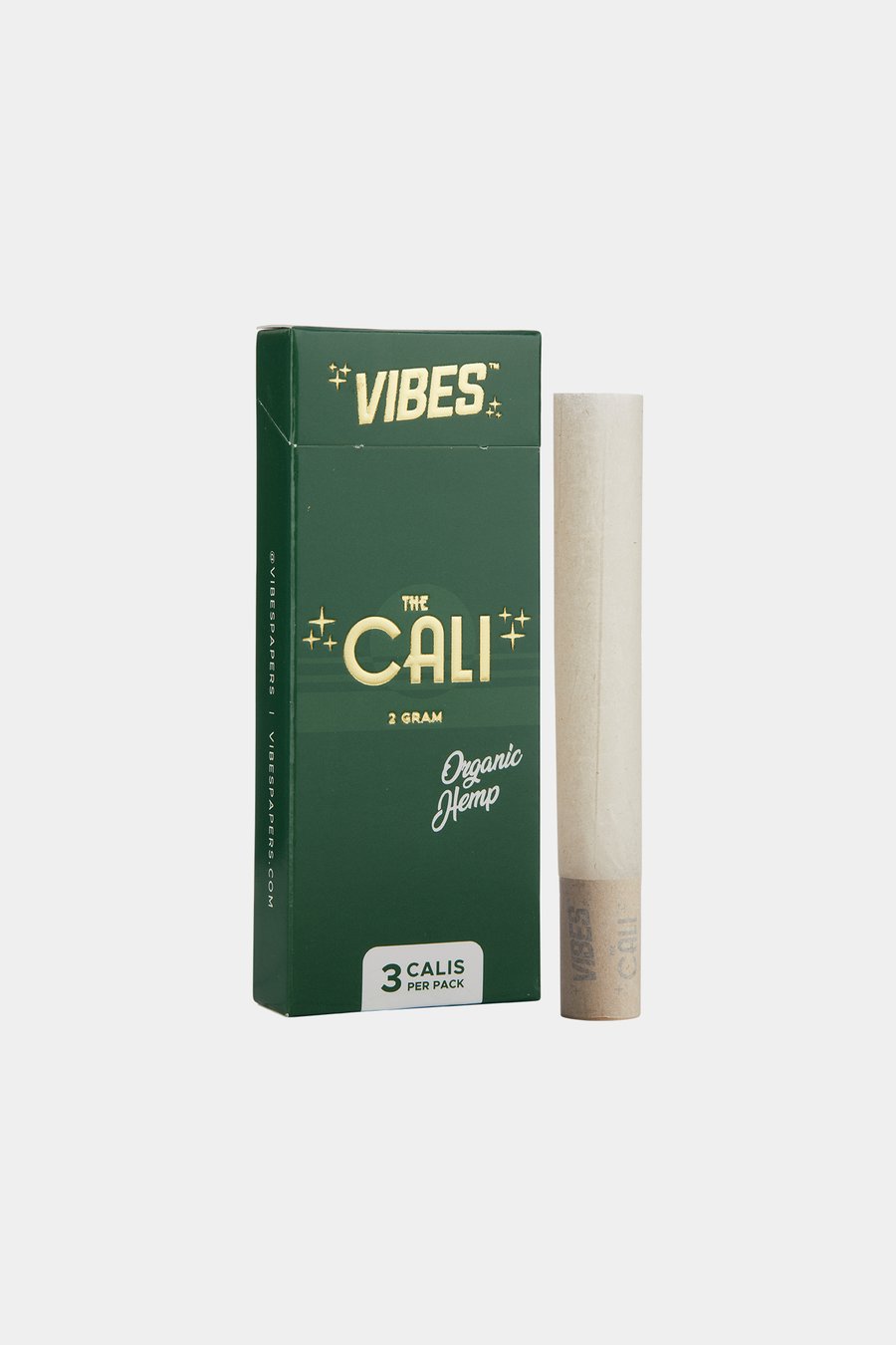 vibes cali cones 2 gram organic hemp green