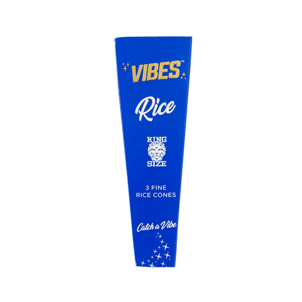 vibes rice paper cones king size