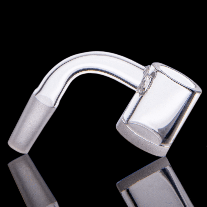 white opaque bottom quartz bucket large