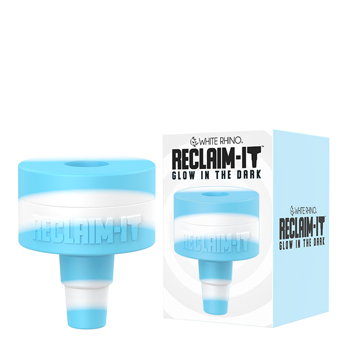 White Rhino Silicone Reclaimer Glow In The Dark - BOOM Headshop
