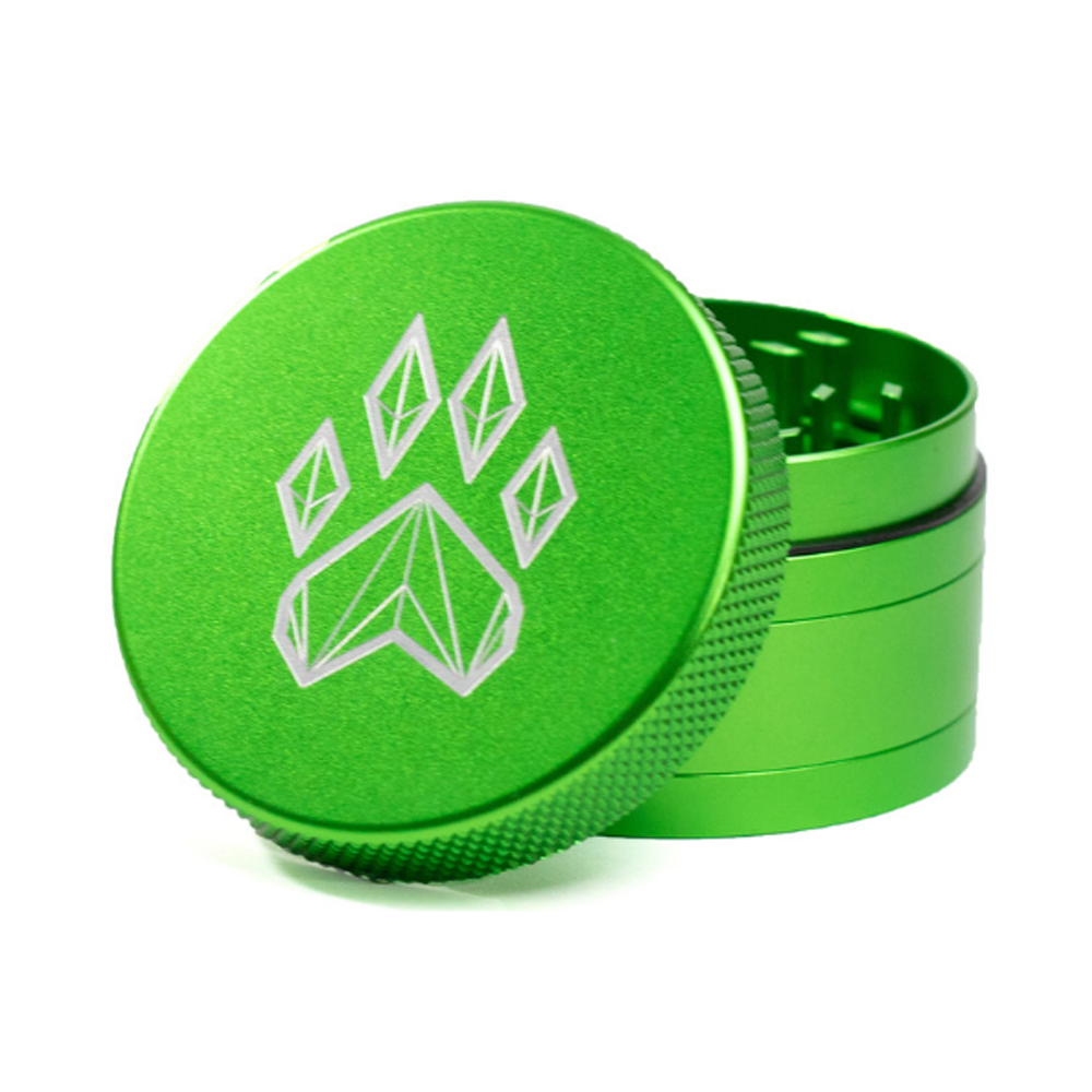 wolf grinder 4 piece large green