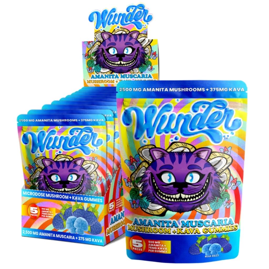 Wunder Amanita Muscaria Mushroom + Kava Gummies