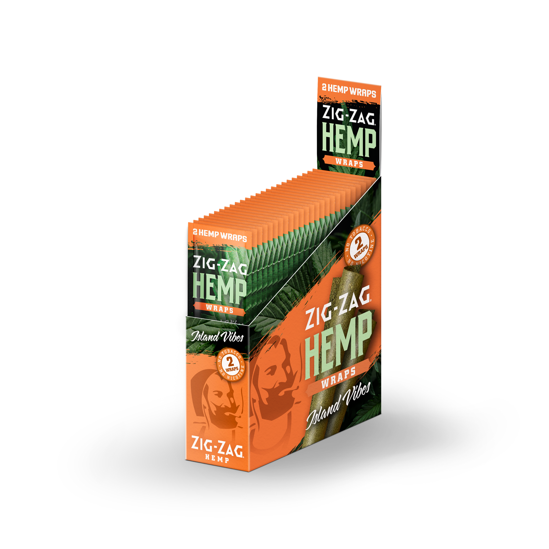 Zig Zag Hemp Wraps | 25pk Box