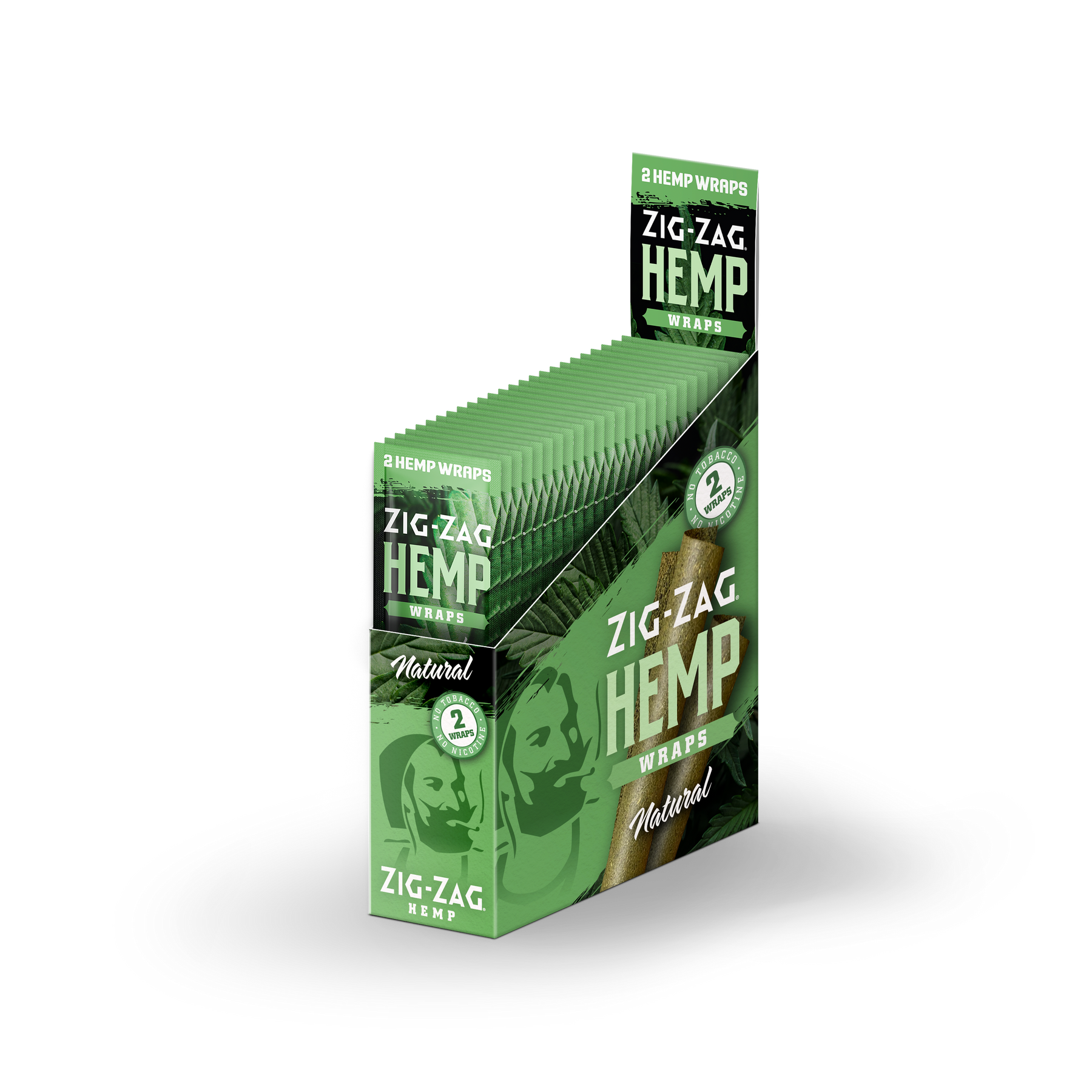 Zig Zag Hemp Wraps | 25pk Box