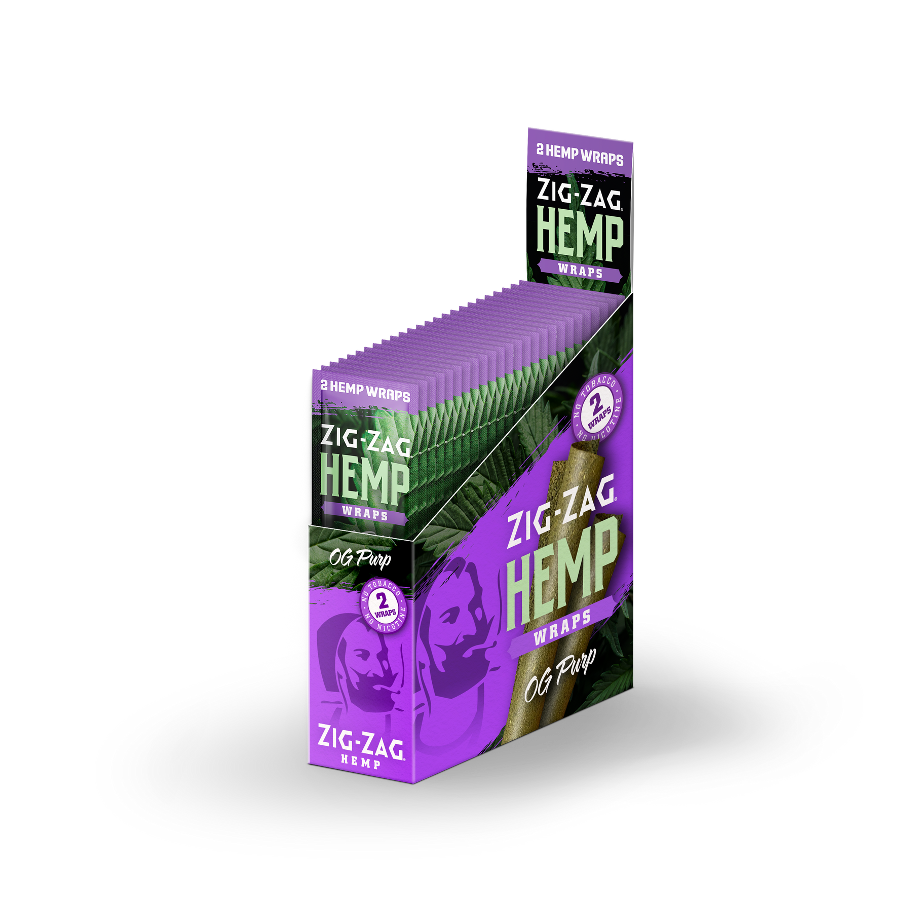 Zig Zag Hemp Wraps | 25pk Box