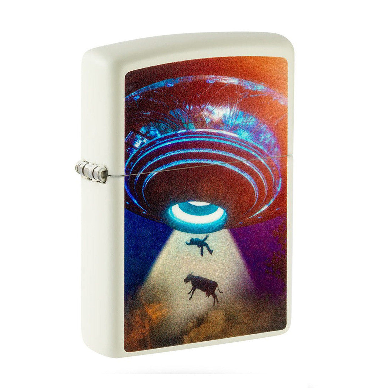 zippo lighter ufo design glow in the dark