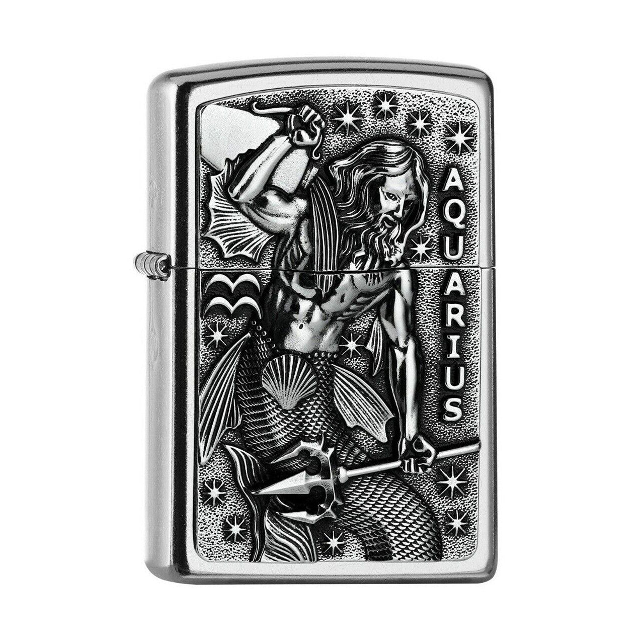 ヨッポ Zippo Lighter Zodiac Aquarius - BOOM Headshop