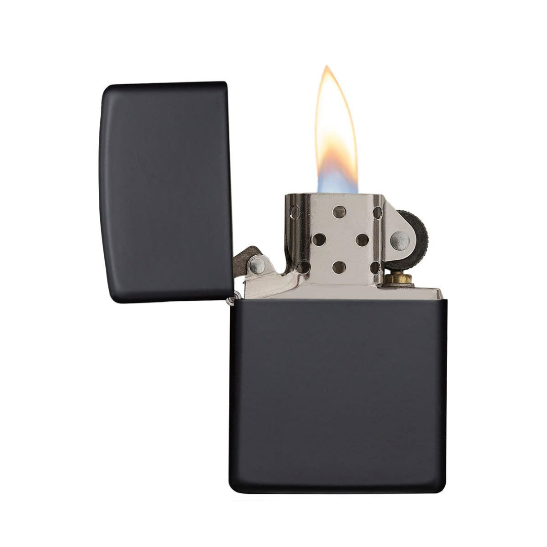 zippo windproof butane lighter classic black matte