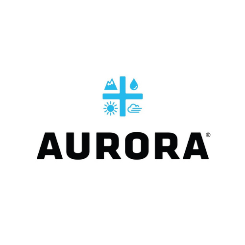 aurora glass smoking accessories logo