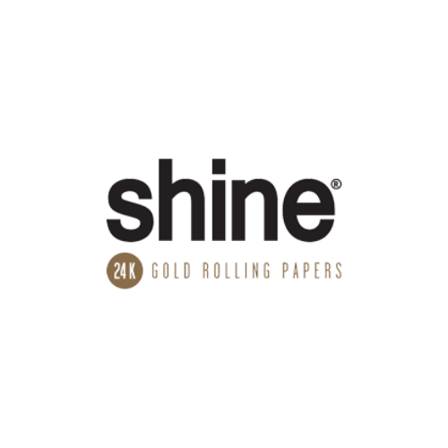 shine 24k gold rolling papers logo