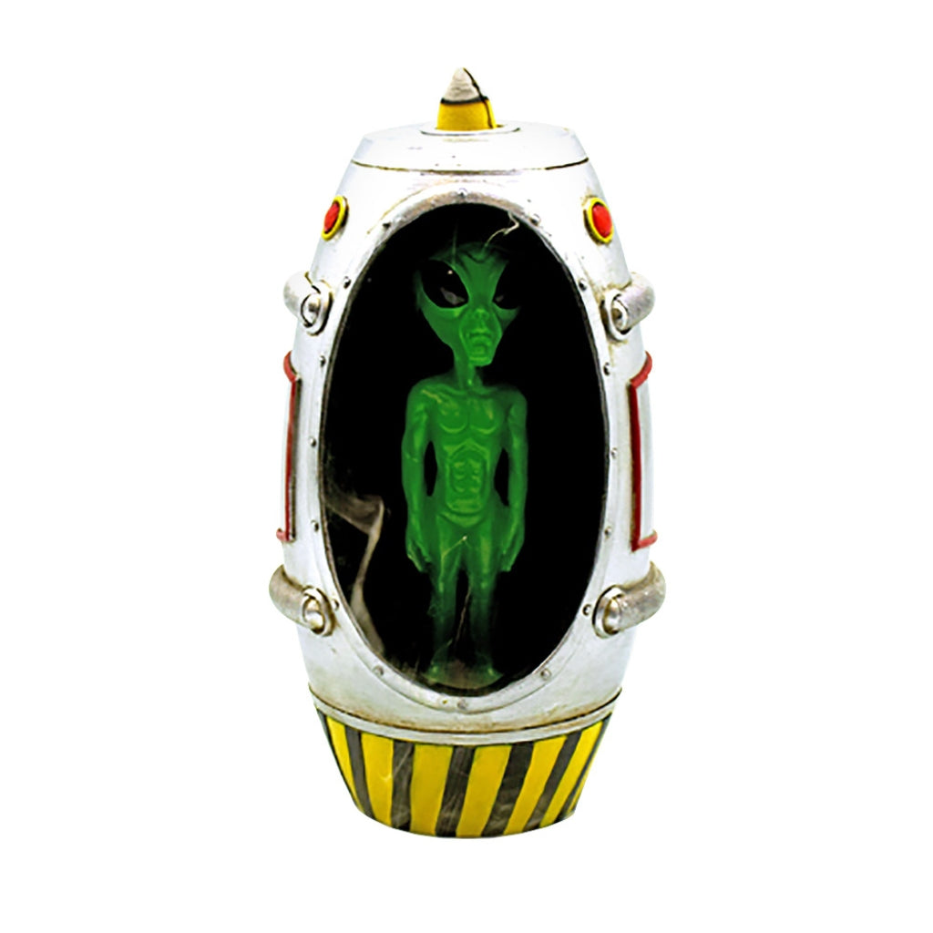 Alien Escape Pod Backflow Incense Burner