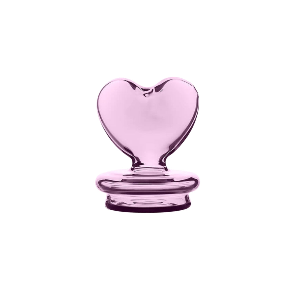 Calibear Pink Heart Dry Top Puffco Peak Attachment