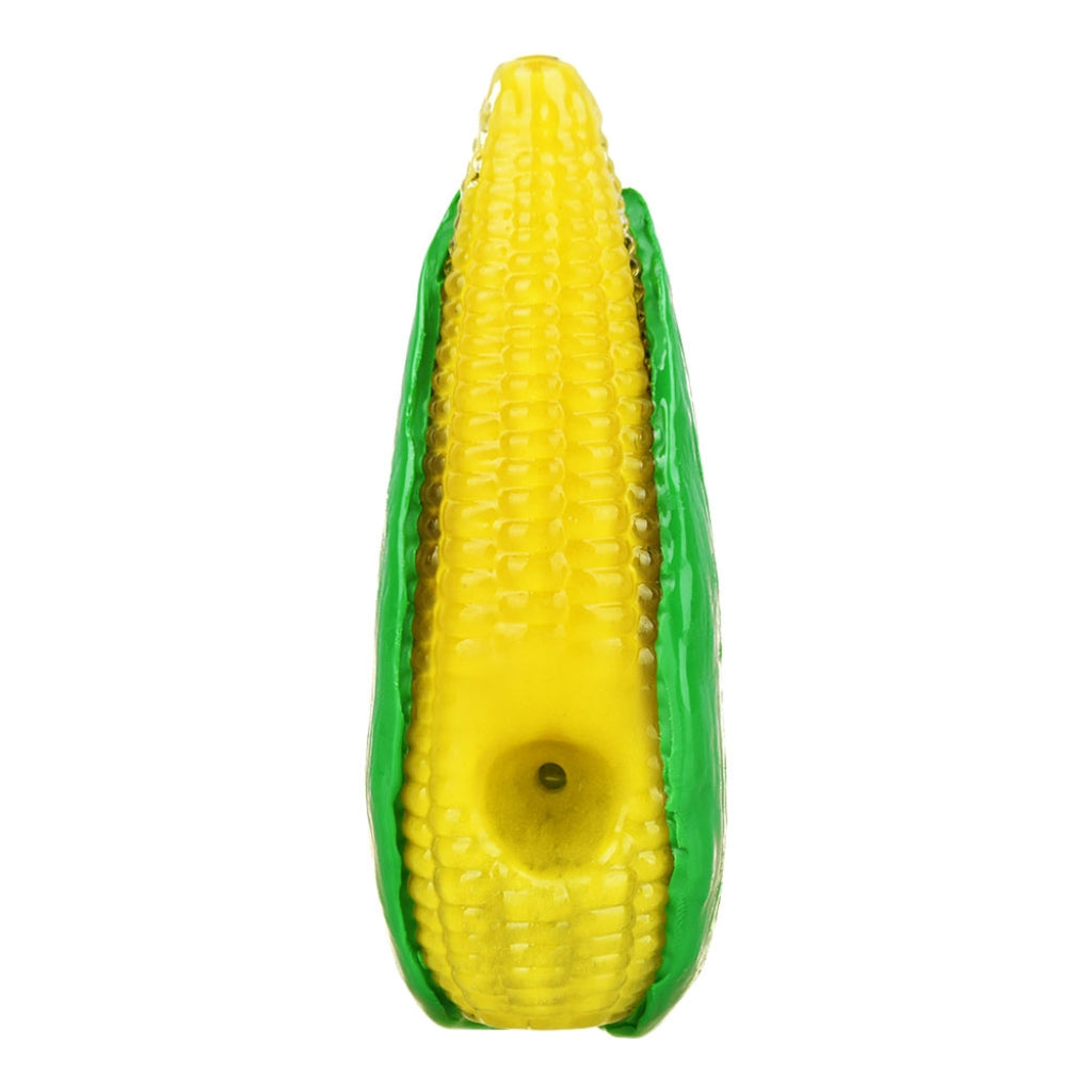 Corn Cob Glass Hand Pipe
