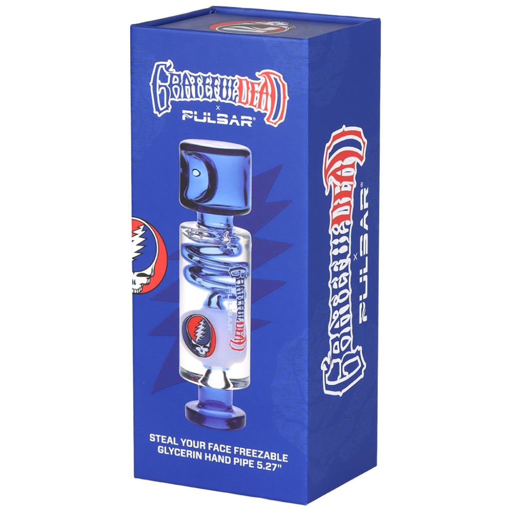 Grateful Dead x Pulsar Glycerin Spiral Hand Pipe