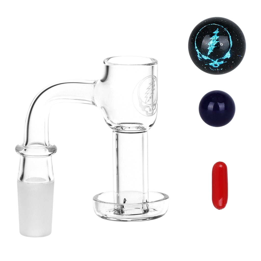 Grateful Dead Terp Slurper Quartz Banger & Marbles Set