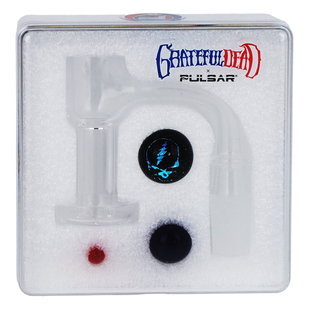 Grateful Dead Terp Slurper Quartz Banger & Marbles Set