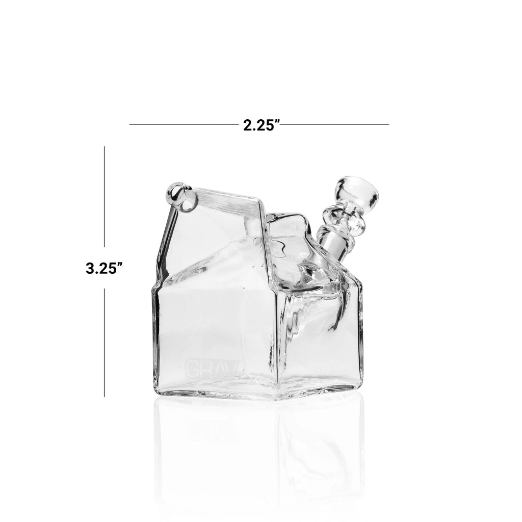 GRAV Milk Carton Pocket Bubbler