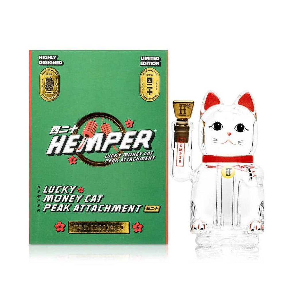 Hemper Lucky Money Cat Puffco Peak Top