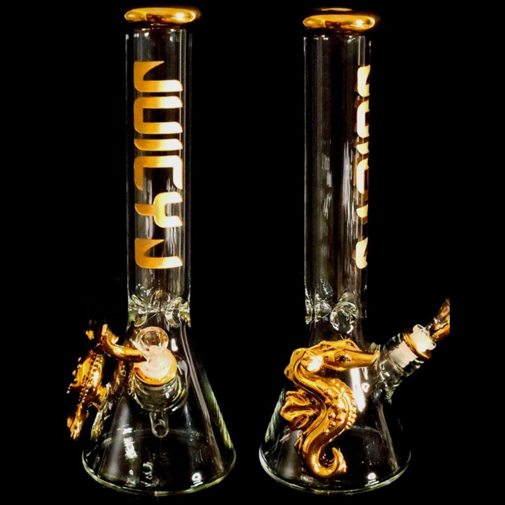 Juicy J Golden Seahorse Beaker