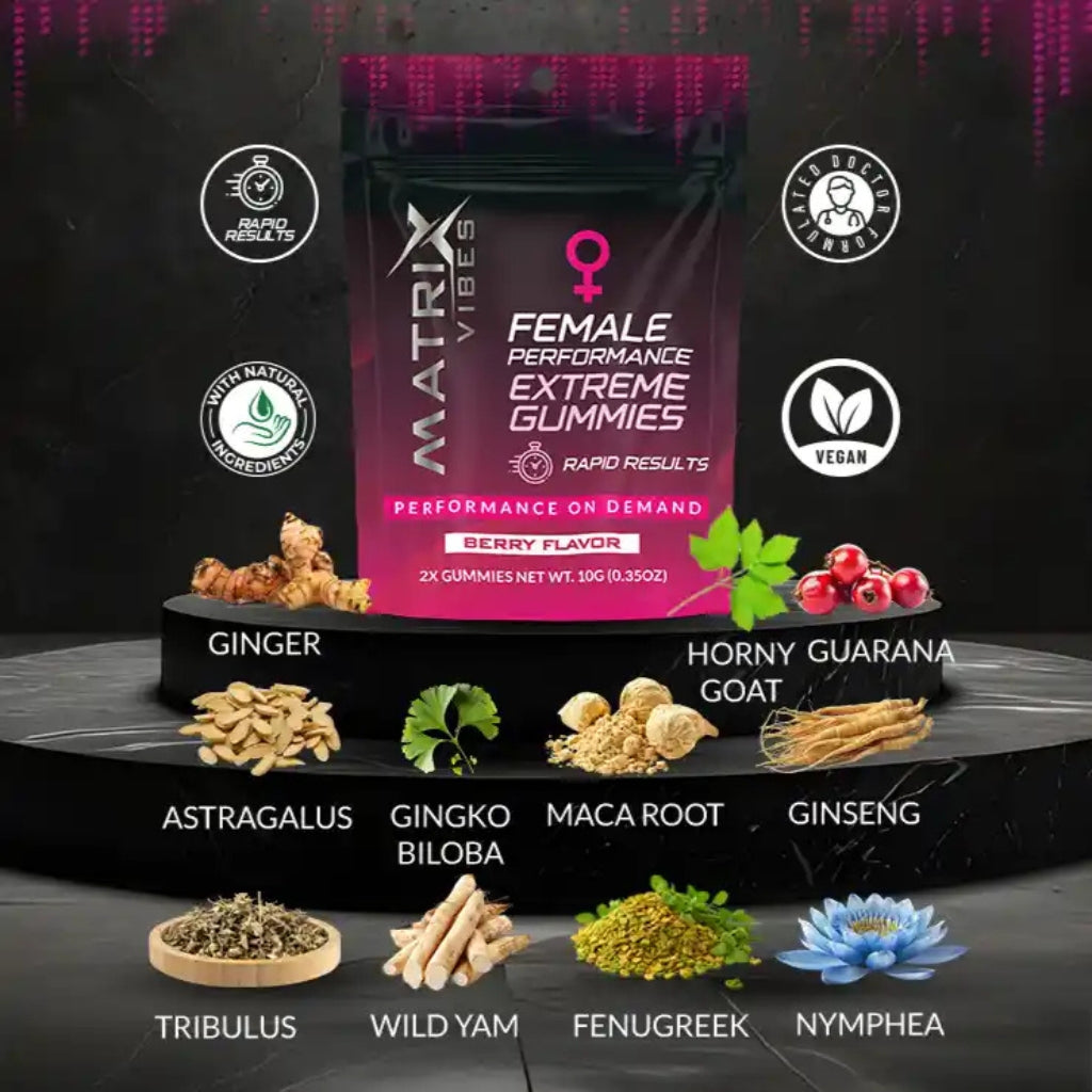 Matrix Vibes Female Performance Extreme Gummies