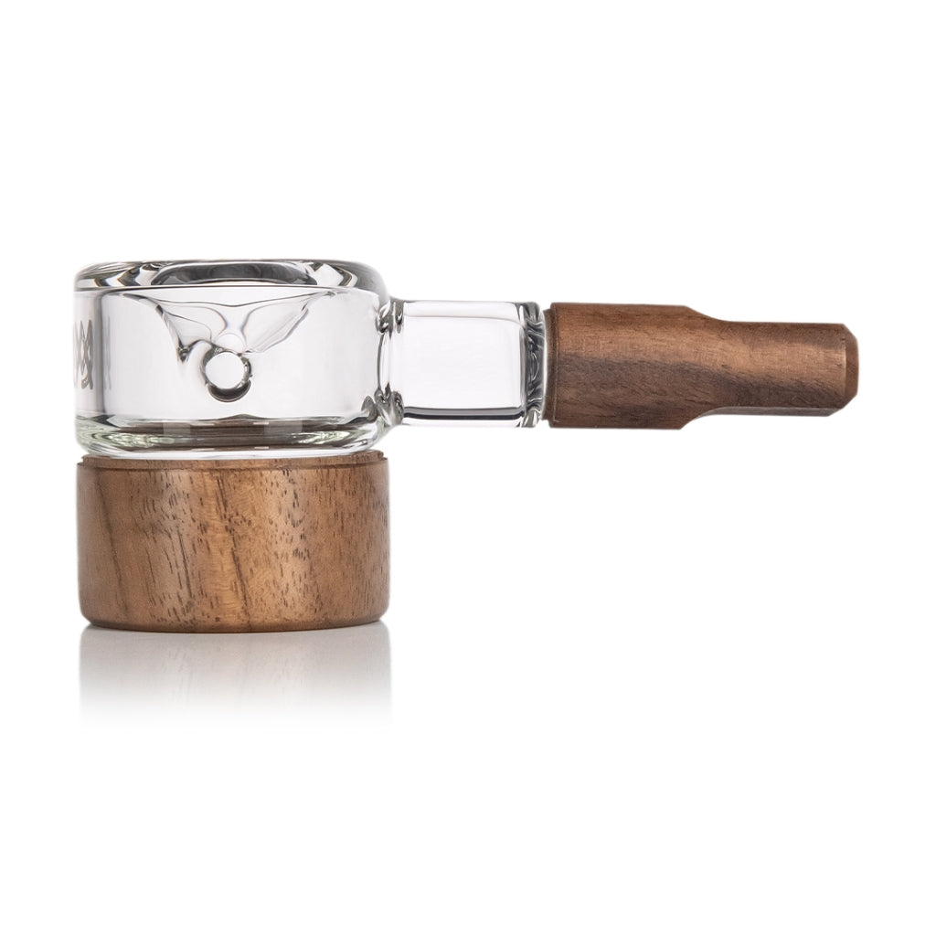 MJ Arsenal Granby Hand Pipe side view with black walnut wood accents