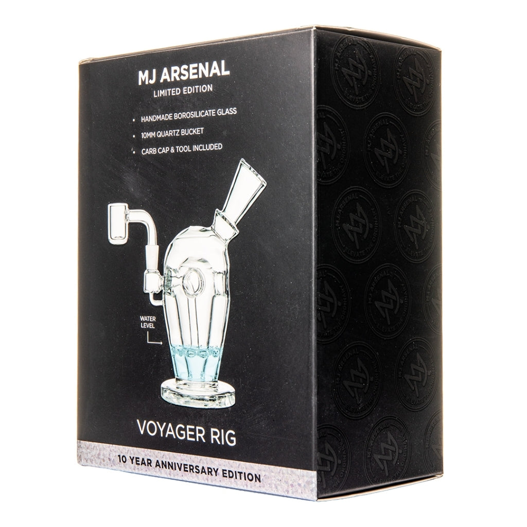 MJ Arsenal Voyager Mini Dab Rig 10 Year Anniversary Edition retail packaging