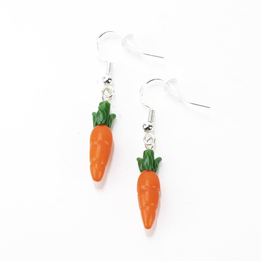 mmmelty Carrot Glass Earrings