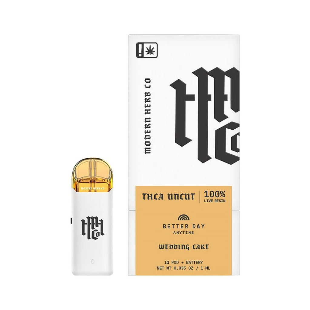 Modern Herb Co THCA Live Resin Pod Kit Wedding Cake