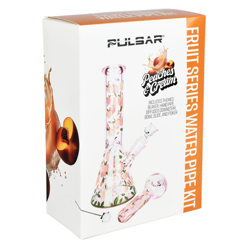 Pulsar Fruit Series Water Pipe Kit | Peaches & Cream