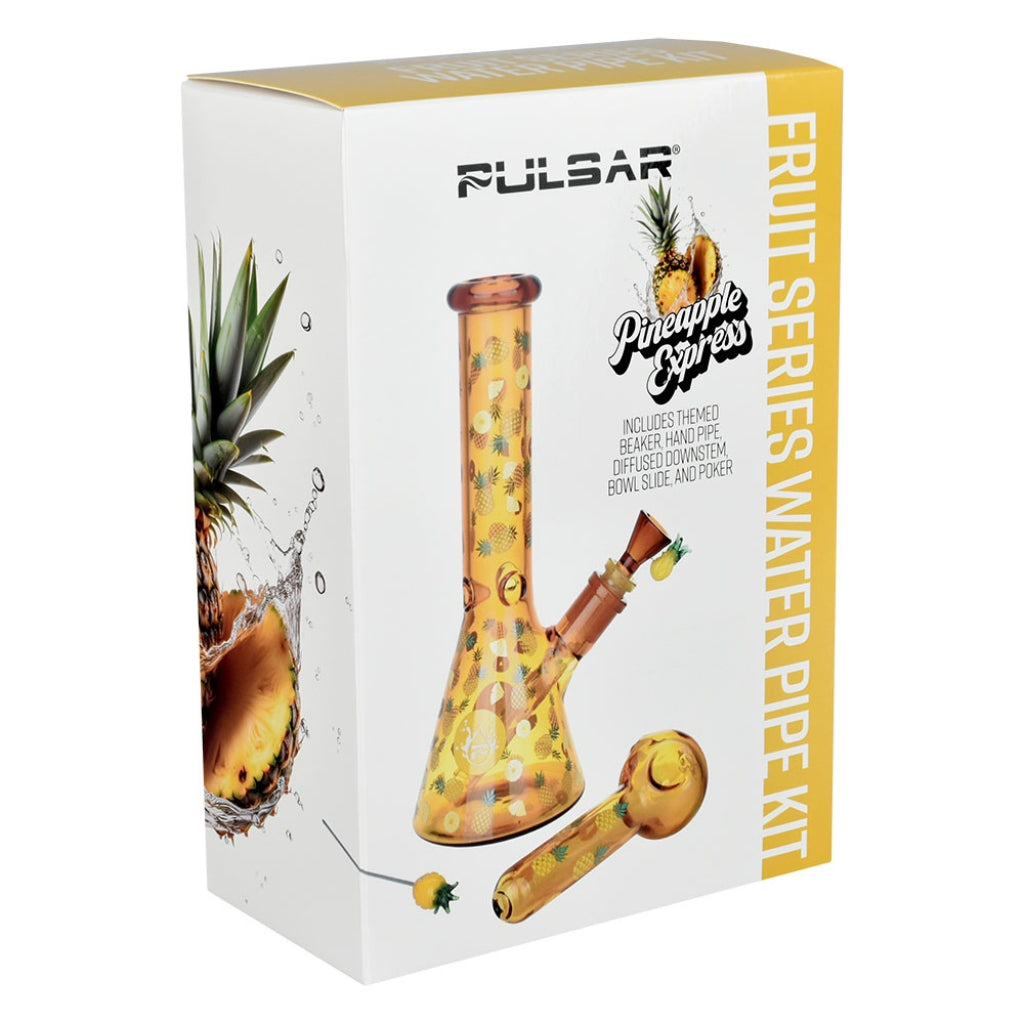Pulsar Fruit Series Water Pipe Kit | Pineapple Express