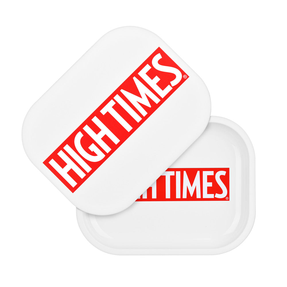 High Times® x Pulsar Rolling Tray Set | White Logo