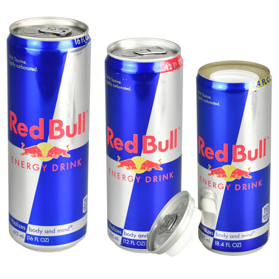 Red Bull Energy Drink Diversion Stash Safe BOOM
