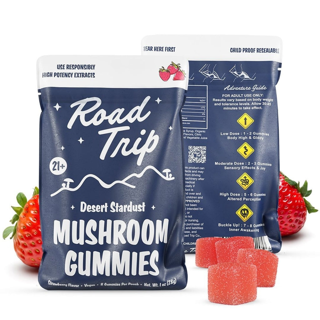 Road Trip Desert Stardust Magic Mushroom Gummies Strawberry