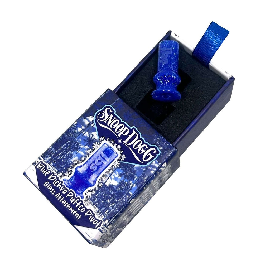 Snoop Dogg Blue Dichro Puffco Pivot Top