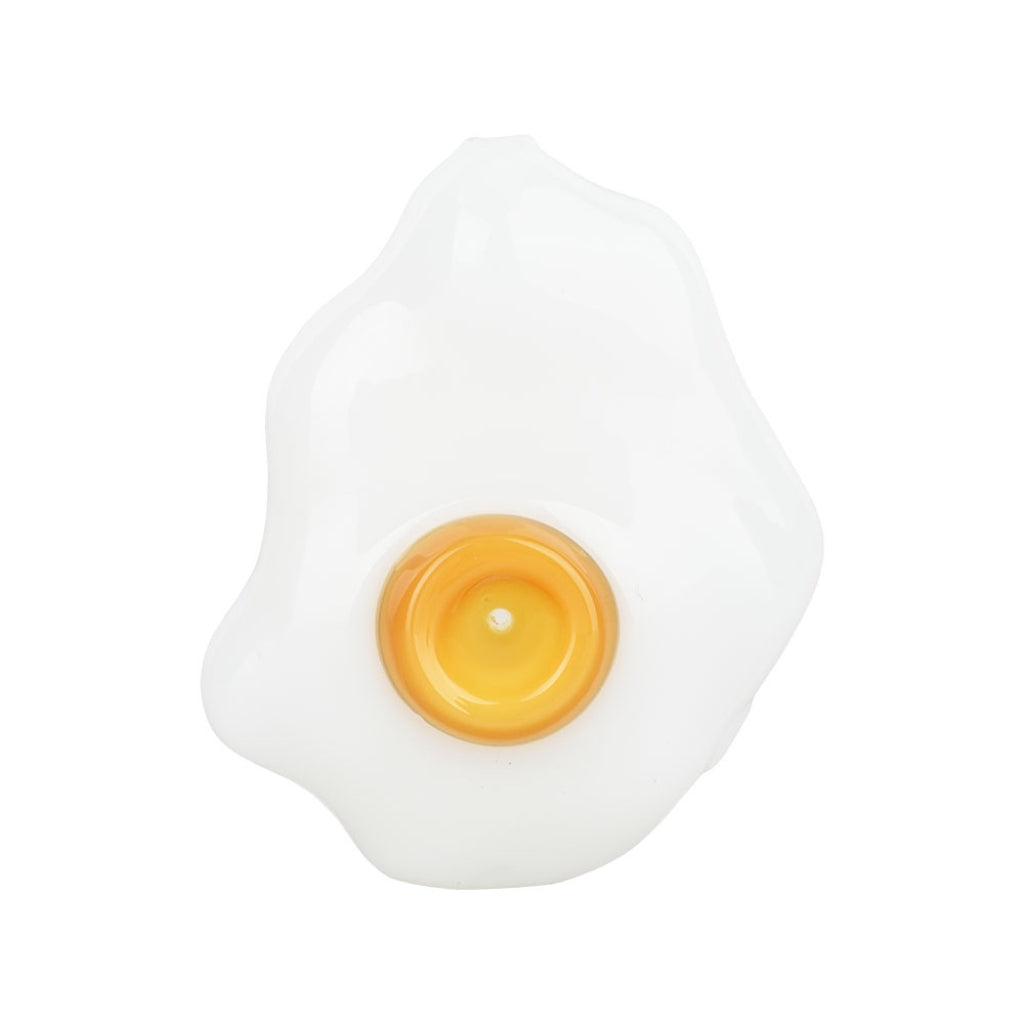 Sunny Side Up Egg Glass Hand Pipe