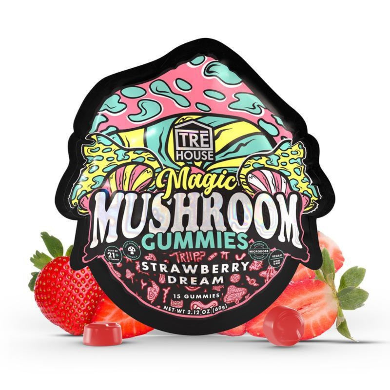 TRE House Magic Mushroom Gummies | Strawberry Dream