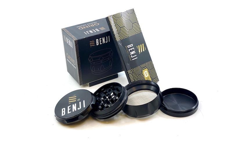benji 4 piece grinder black