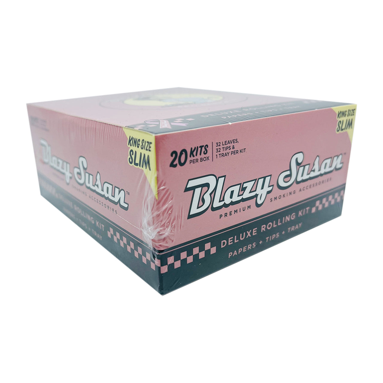 blazy susan deluxe rolling kit pink box