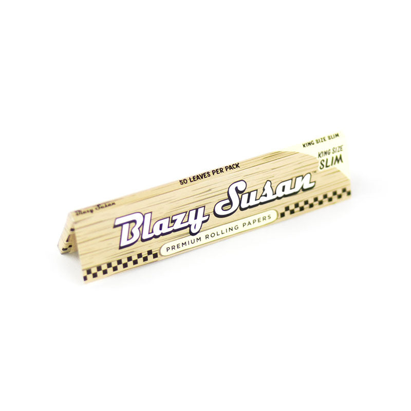 blazy susan unbleached rolling papers king size slim