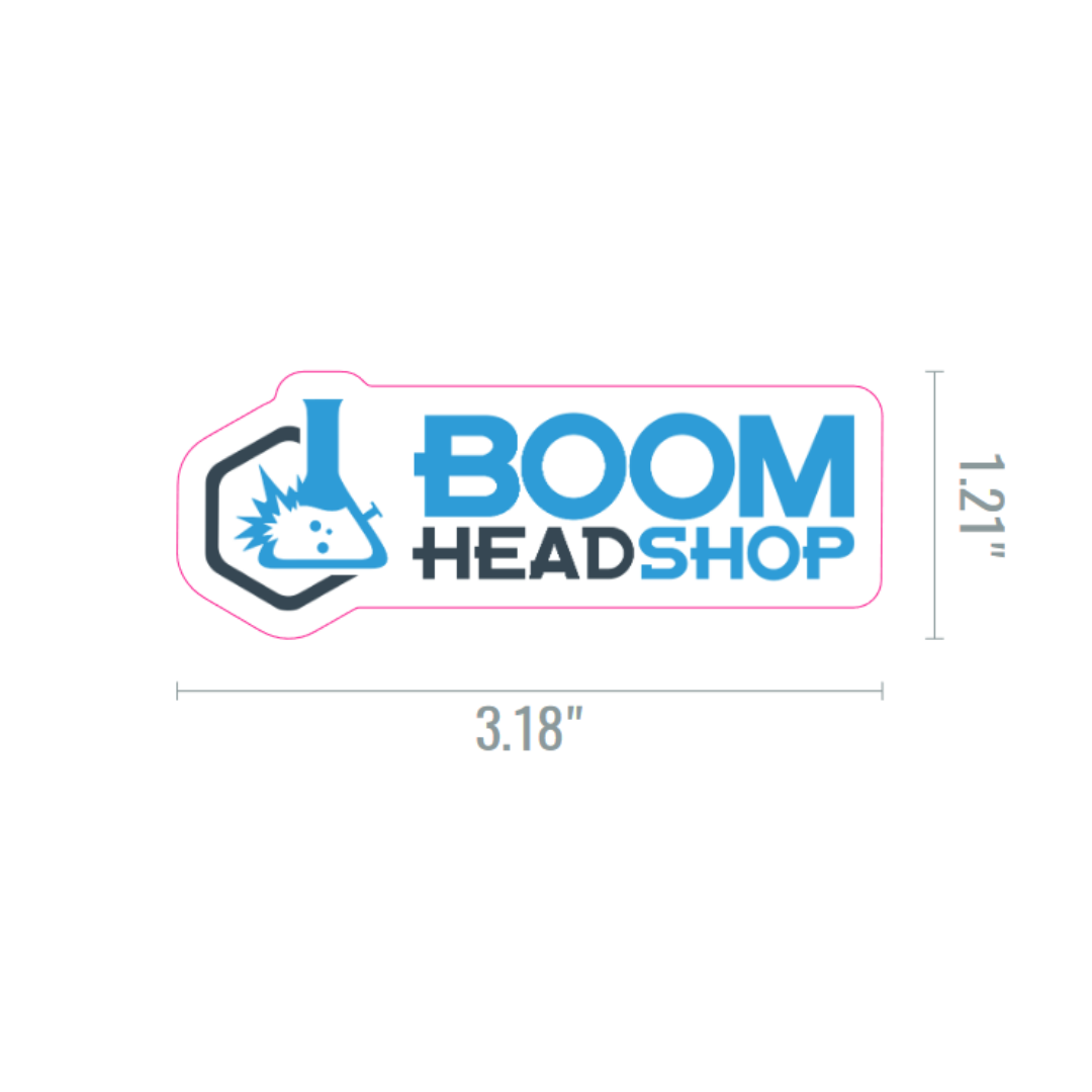 BOOM Headshop Sticker