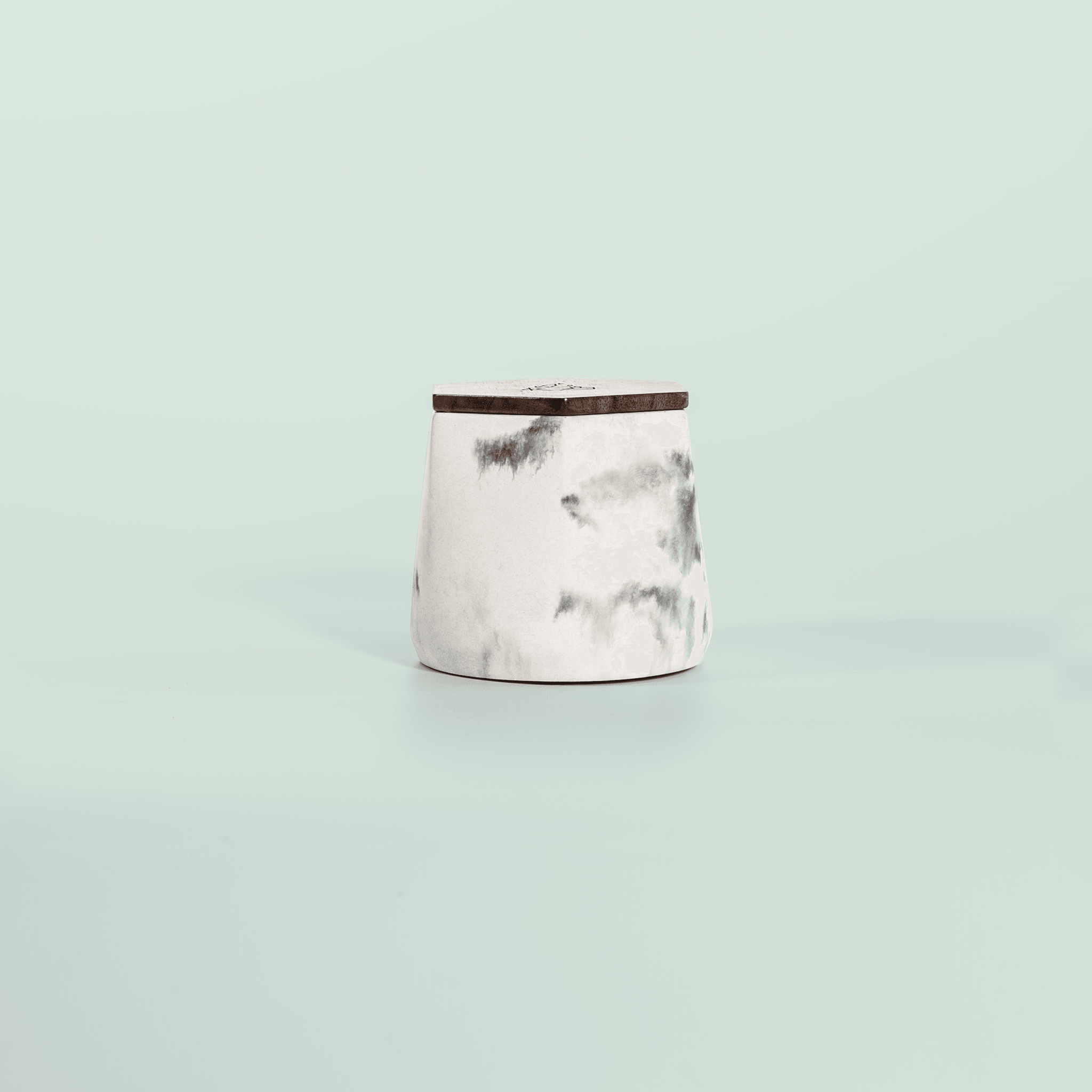 brnt designs malua stash jar ceramic marble