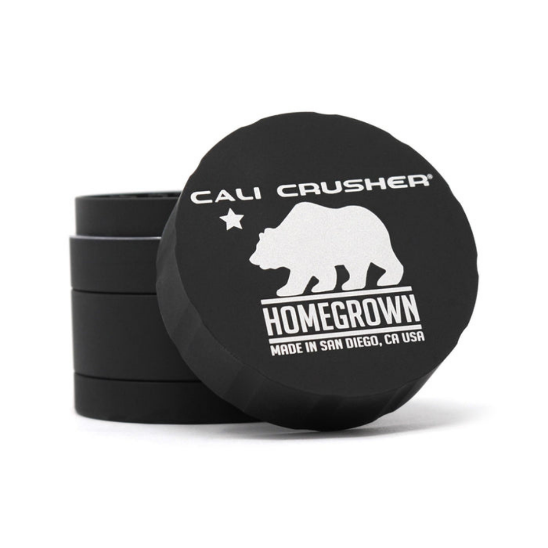 cali crusher homegrown 4 piece grinder black