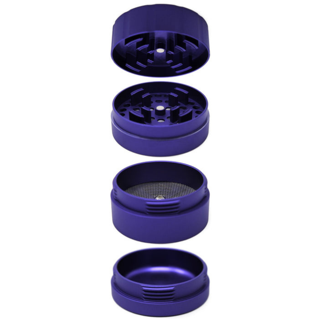 cali crusher homegrown grinder 4 piece purple