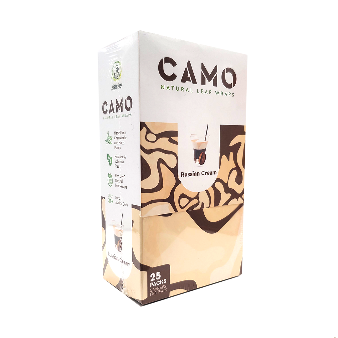 CAMO Natural Leaf Blunt Wraps Russian Cream