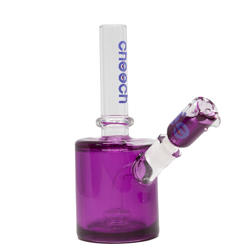 cheech glass 7.5 inch mini dab rig purple
